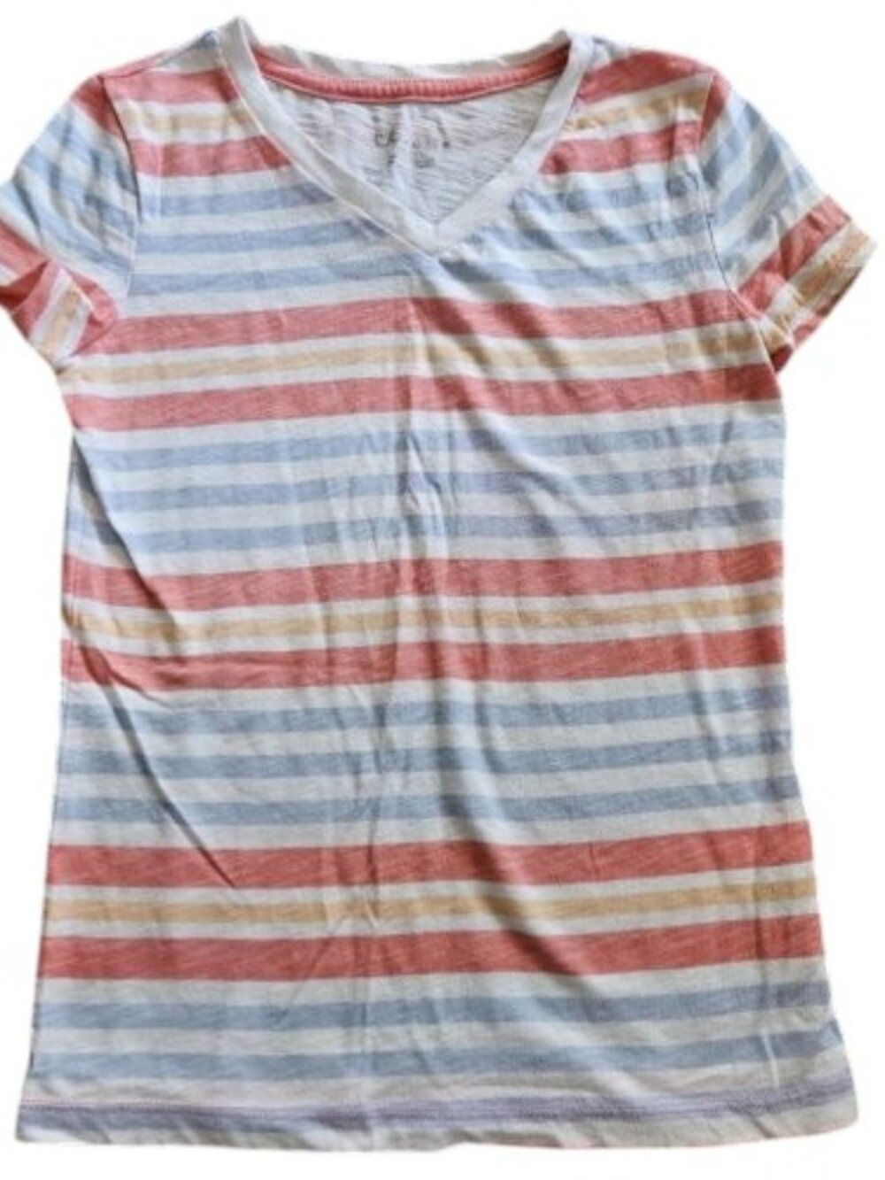 CHEROKEE Striped Short Sleeved Top Girls Size 7-8